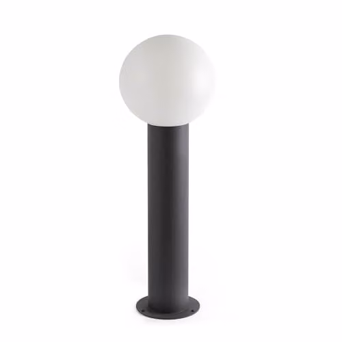 Netlighting Moon Grey Outdoor Bollard Ground Light with E27 Socket and IP44 Rating – 1