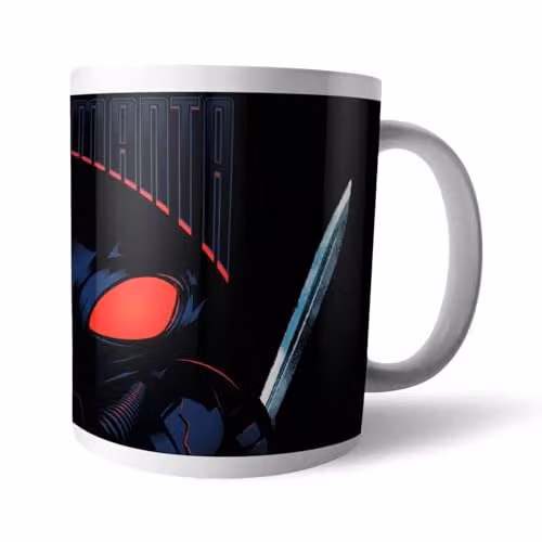 Zavvi Aquaman Black Manta Ceramic Mug in Black and Multicolour