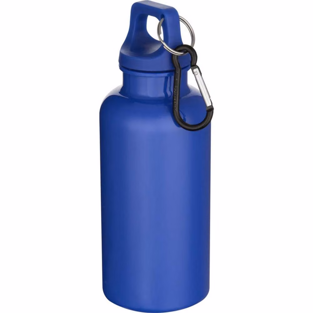 Floso Oregon Solid Plastic Carabiner Clip Water Bottle, 400 ml, Blue – 2