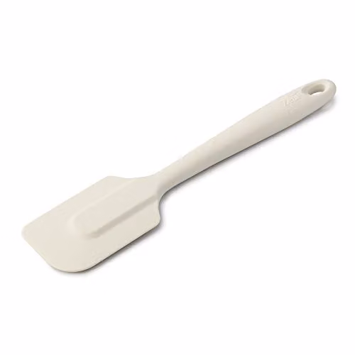 Zeal Non-Scratch Silicone Spatula with Hanging Loop, Beige, 26 cm – 1