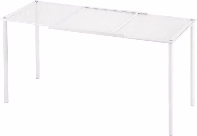 Havendro Adjustable Expandable and Stackable Metal Mesh Kitchen Shelf in White – 1