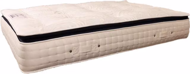 Knight Sleep 3000 Royal Pillowtop Hybrid Sprung Mattress, White, W: 140 cm, L: 200 cm