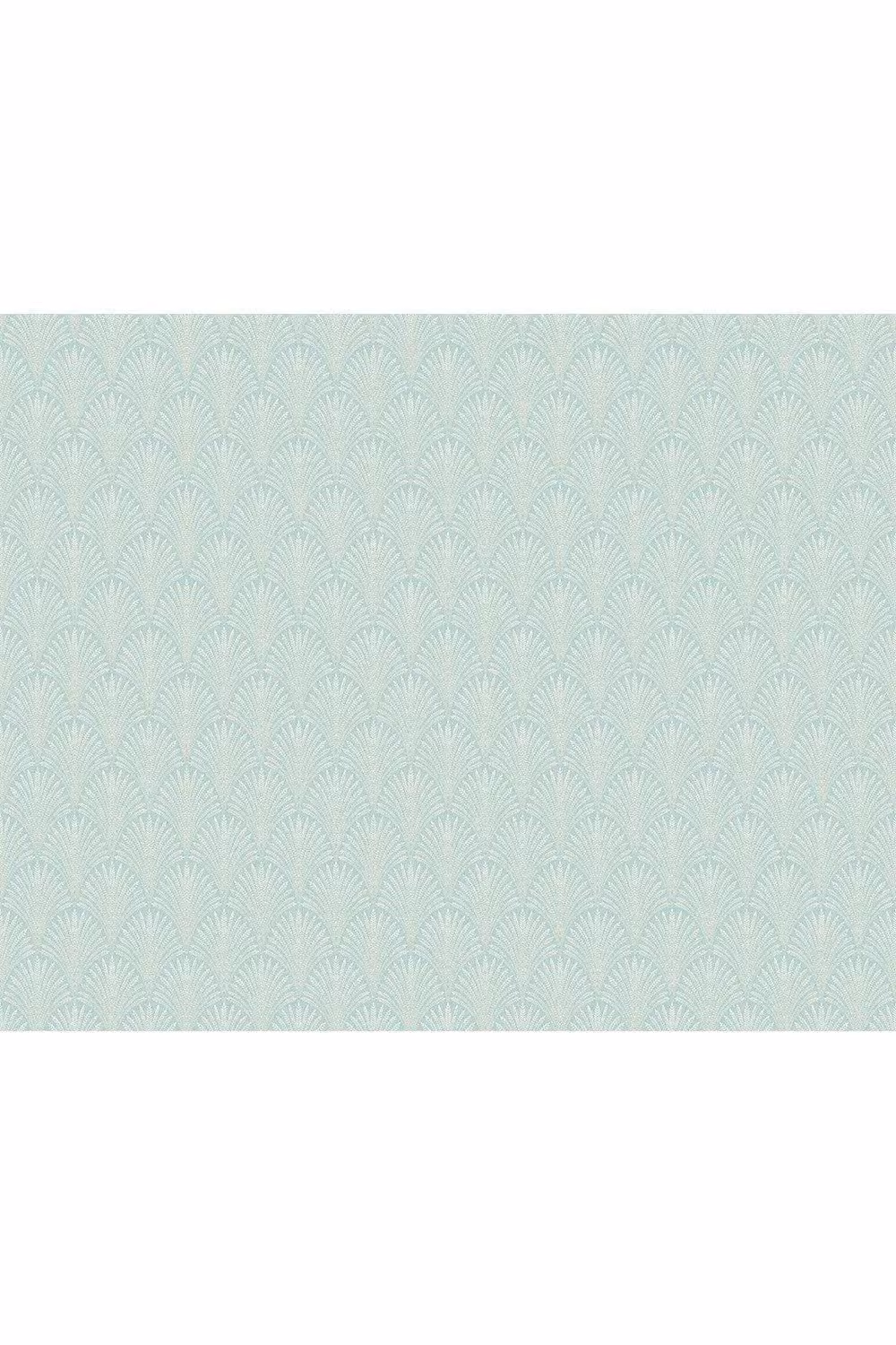 Hoopla Walls Leaf Fan Matt Wallpaper in Duck Egg Blue – 2