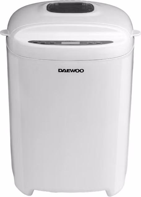Daewoo White Bread Maker Machine with 11 Programs, Timer and Gluten Free Setting, 700g/900g Capacity