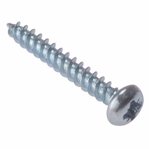 ForgeFix Galvanised Chipboard Screws, Silver, 200 Pack