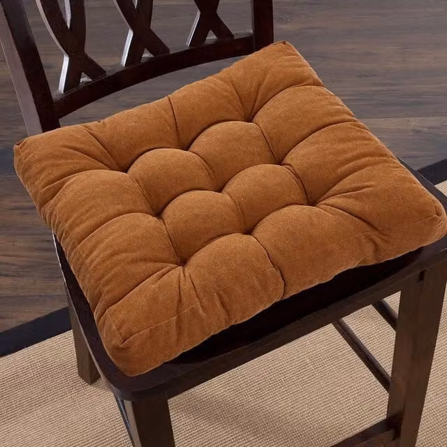 FLAVORA Brown Coffee Armchair Booster Cushion and Floor Chair Riser Seat Pad, W: 190 cm, D: 100 cm – 1