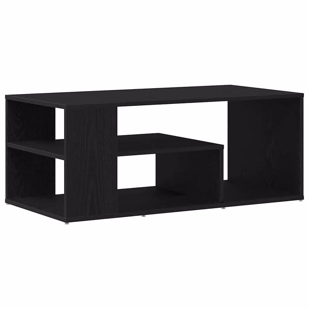 Berkfield Home Modern Rectangular Coffee Table in Black Oak, W/D/H: 100 x 50 x 40 cm – 2