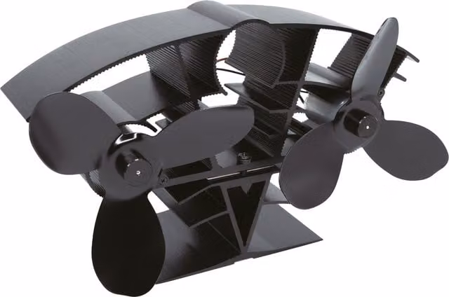 Vaillant Whirlwind Heat Powered Stove Fan - Black