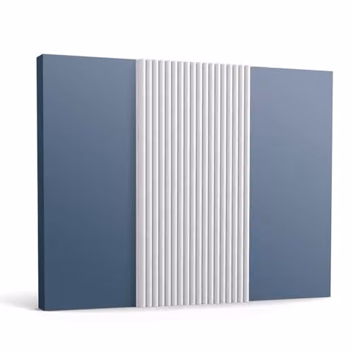 Orac Decor WX210 Modern 3D Wall Panel, White, W/D/H: 25.5 x 1.3 x 200 cm