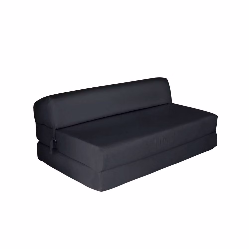 Kaikoo Modern Upholstered Double Bed in Black – 2
