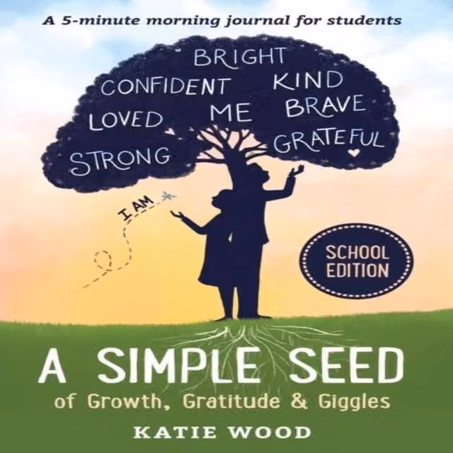 Katie Wood A Simple Seed of Growth, Gratitude Giggles 5 Minute Journal in Multicolour