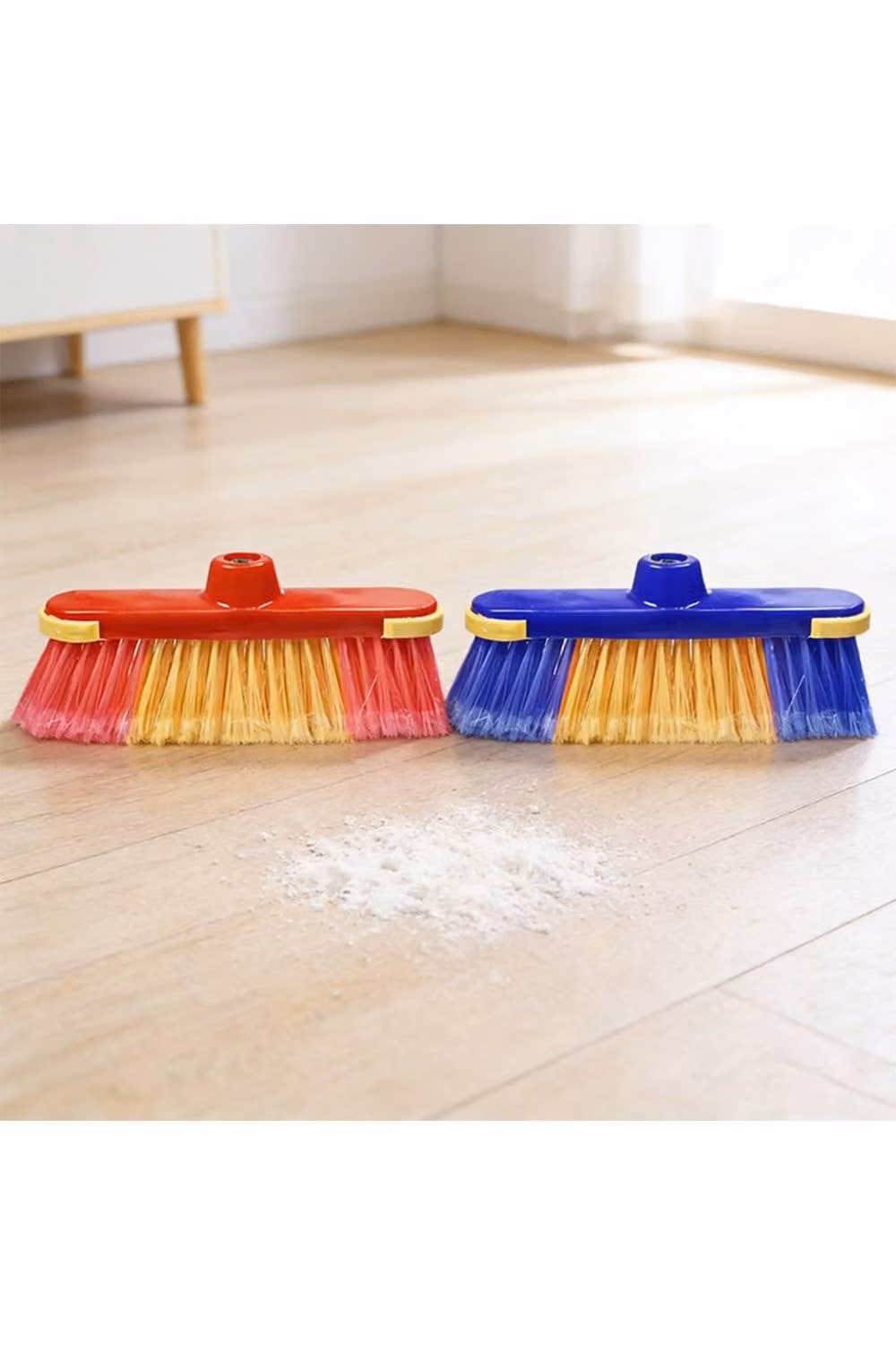 KDMD Plastic Cleaning Broom Brush Head in Multicolour, 26 cm