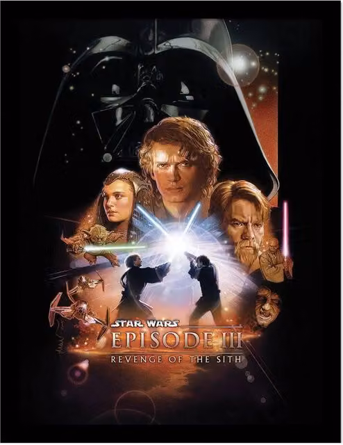 Star Wars Multicolour Framed Paper Poster – 1
