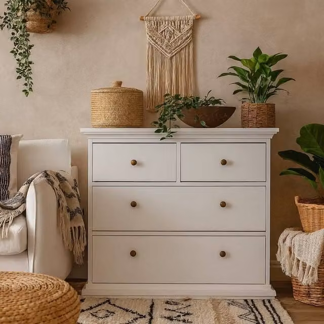 Wyld Haus Osaka White 4 Drawer Chest – 1