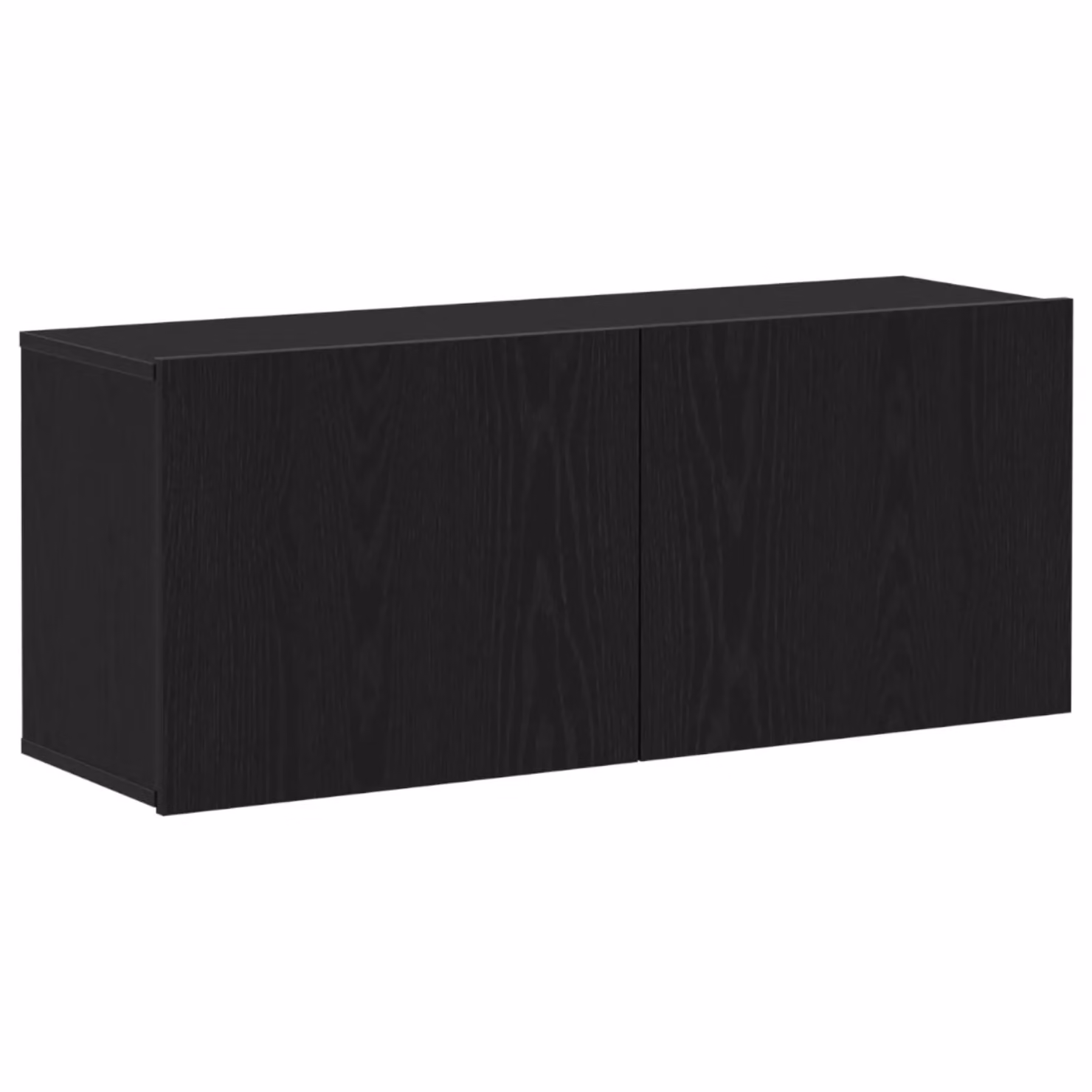 Berkfield Home Black Oak Wall Mounted TV Cabinet W/D/H: 100 x 30 x 41 cm – 2
