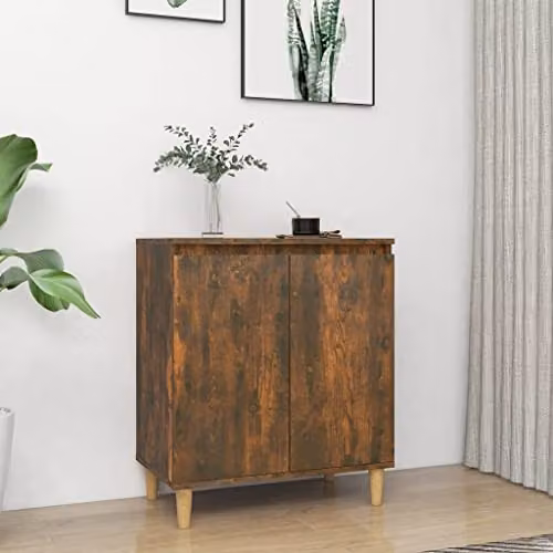 vidaXL Sideboard in Smoked Oak, Brown, W/D/H: 60 x 35 x 70 cm – 2