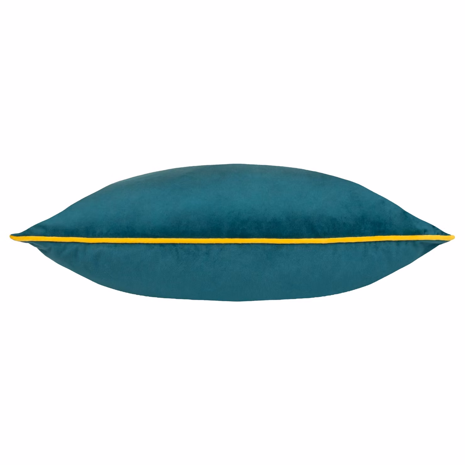 Furn Meridian Turquoise Velvet Square Cushion with Removable Polyester Filling, W/D/H: 45 x 45 x 45 cm – 3