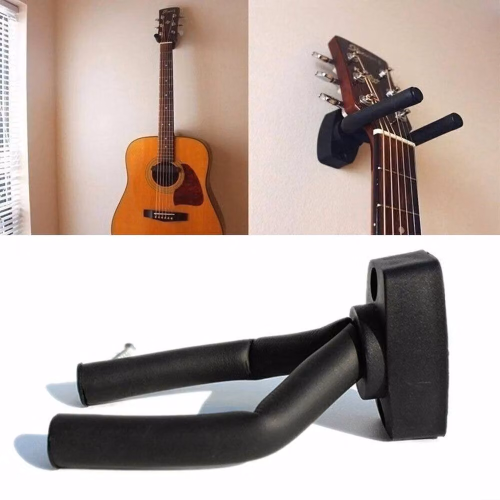 EONLION 4-Piece Metal Guitar Wall Mount Hanger Stand in Black – 3