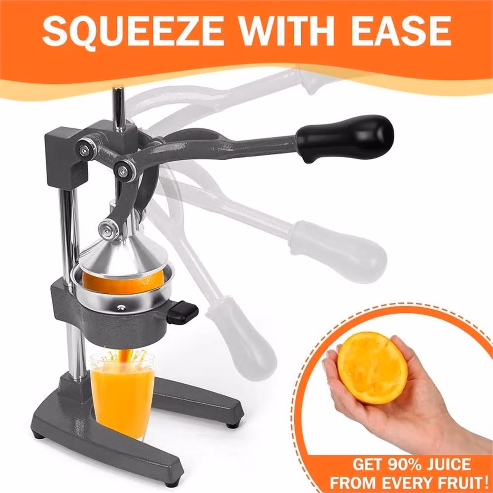 EONLION Grey Cast Iron Citrus Press Juicer – 3