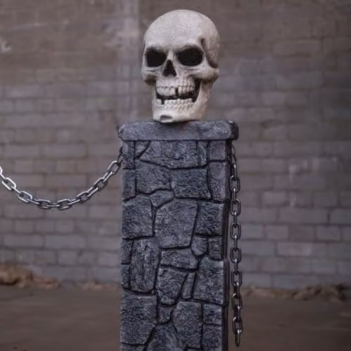 Samuel ALEXANDER Grey and Multicolour Stone Effect Plastic Decorative Item H 90 cm x W 36 cm x D 36 cm – 2