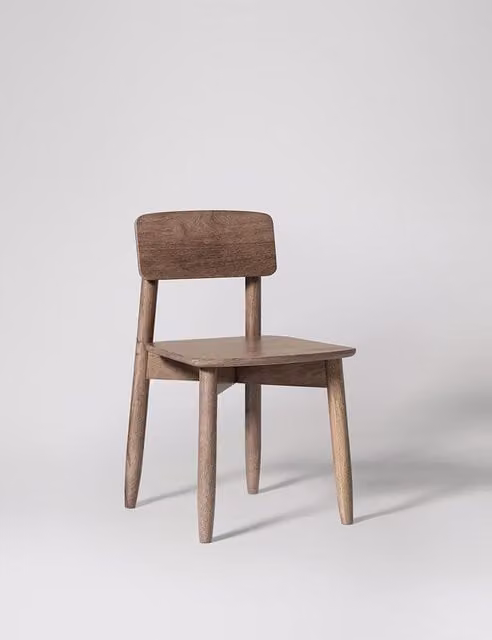 Swoon Southwark Modern Mango Wood Dining Chair in Light Brown