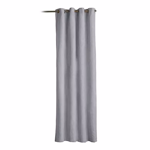 Luxury Living Silver Velvet Chenille Eyelet Door Curtain, W: 56 cm, H: 84 cm – 3
