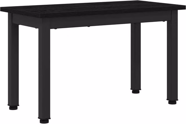 FORGEVIO Modern Rectangular Coffee Table in Black Oak, W: 60 cm, D: 30 cm, H: 36 cm