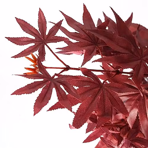 Realistic Red Maple Artificial Tree in Green and Red, Height: 120 cm – 4
