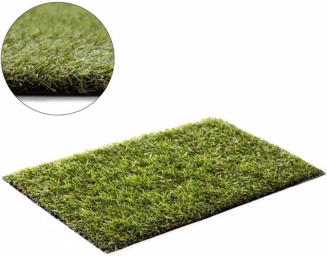 RugsX Alvira Artificial Grass Rug in Green, W/D/H: 133 x 250 cm – 1