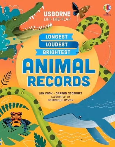 Usborne Animal Records Board Book, Multicolour