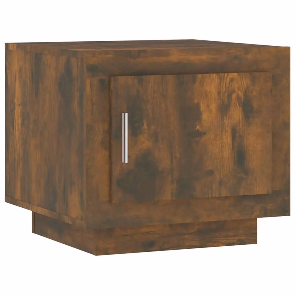 Berkfield Home Decorative Coffee Table in Smoked Oak Brown, W/D/H: 51 x 50 x 45 cm – 3