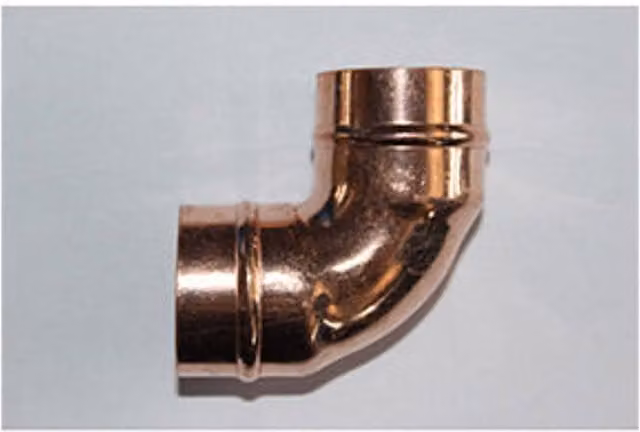 PrimaPlus Solder Ring Elbow 90° 35mm Grey for Water and Gas Installations