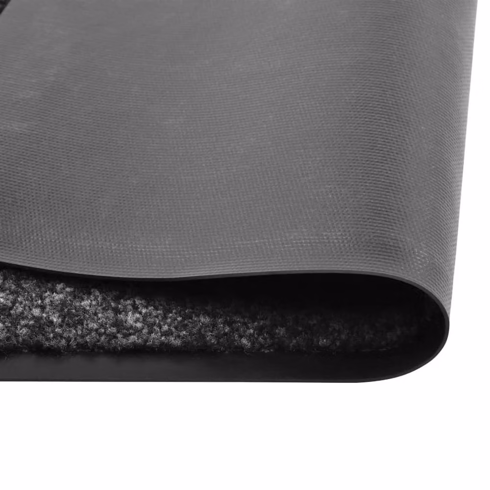 Berkfield Home Washable Non-Slip Black Pliable Doormat, W/D/H: 60 x 40 x 1 cm – 3