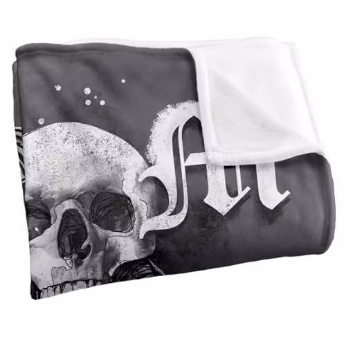 Warner Bros. Harry Potter Gothic Dark Mark Super Soft Fleece Throw Blanket, Multicolour – 2