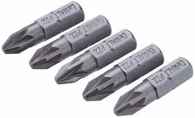 DeWalt Pozi Screwdriver Bit, Black, 25 Pack – 1