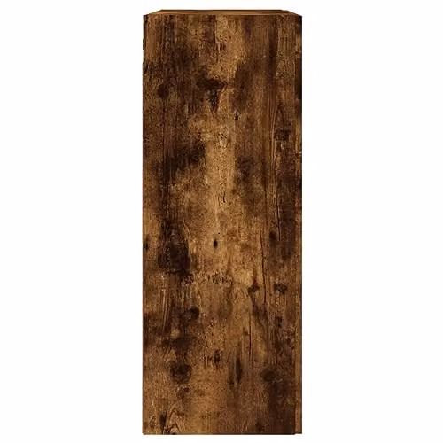 vidaXL Set of 2 Modern Wall Mounted Storage Cabinets in Smoked Oak, W/D/H: 90.0 x 26.25 x 34.0 cm – 5