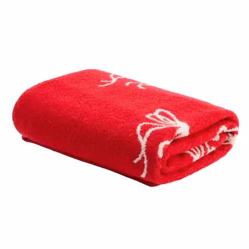 OHS Premium Cotton Hand Towel, Red – 1