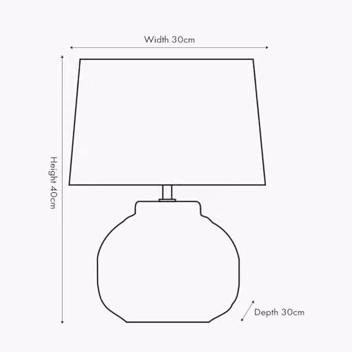 Pacific Lifestyle Bronze Ceramic Table Lamp with Fabric Shade – 2