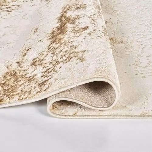 Serdim Rugs Abstract Modern Living Room Area Rug, Beige, W: 160 cm, L: 230 cm – 2