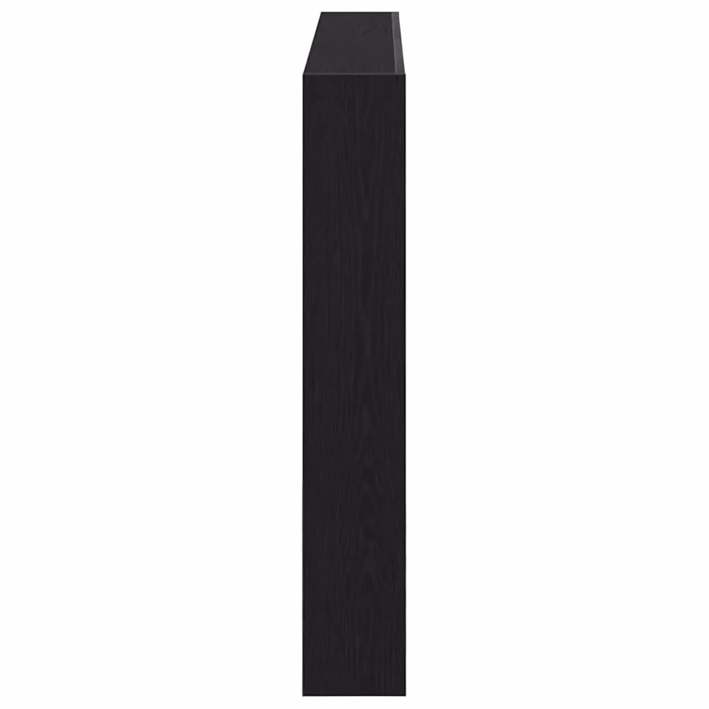 Berkfield Home LED Headboard Cabinet in Black Oak, W/D/H: 140 x 17 x 102 cm – 5