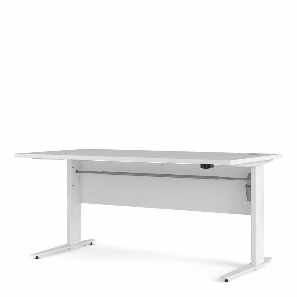 Wyld Haus Dris White Minimalist Writing Desk – 3