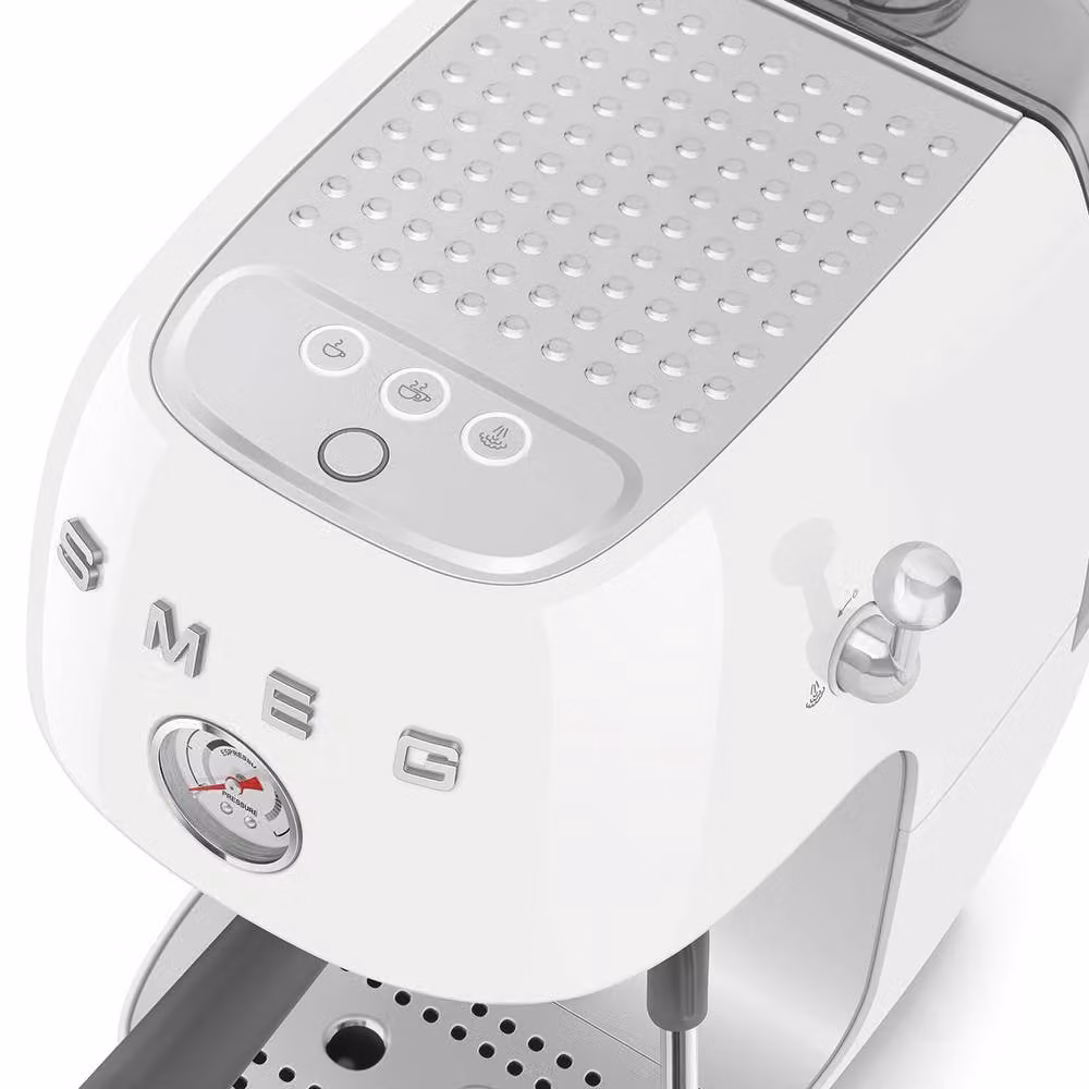 Smeg Coffee Grinder in White with Cold Brew Function