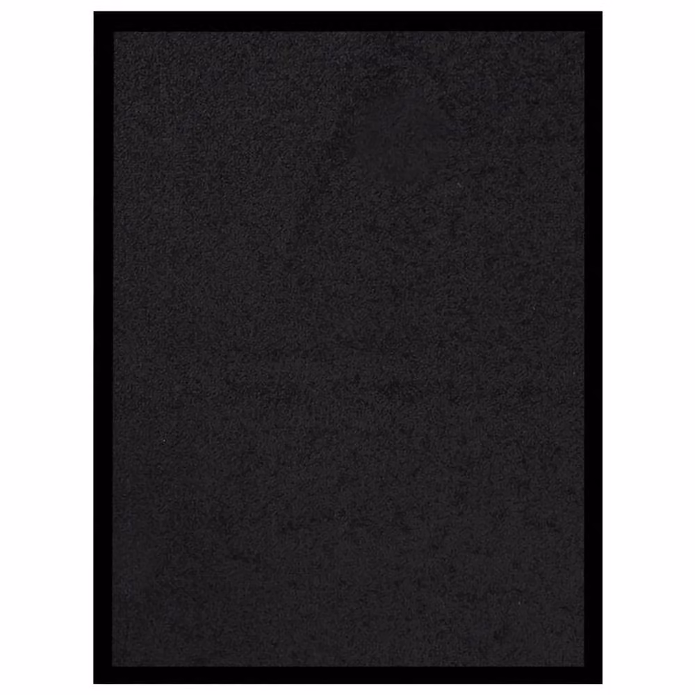 Berkfield Home Black Non-Slip Rectangular Doormat W: 40 cm, D: 60 cm – 2