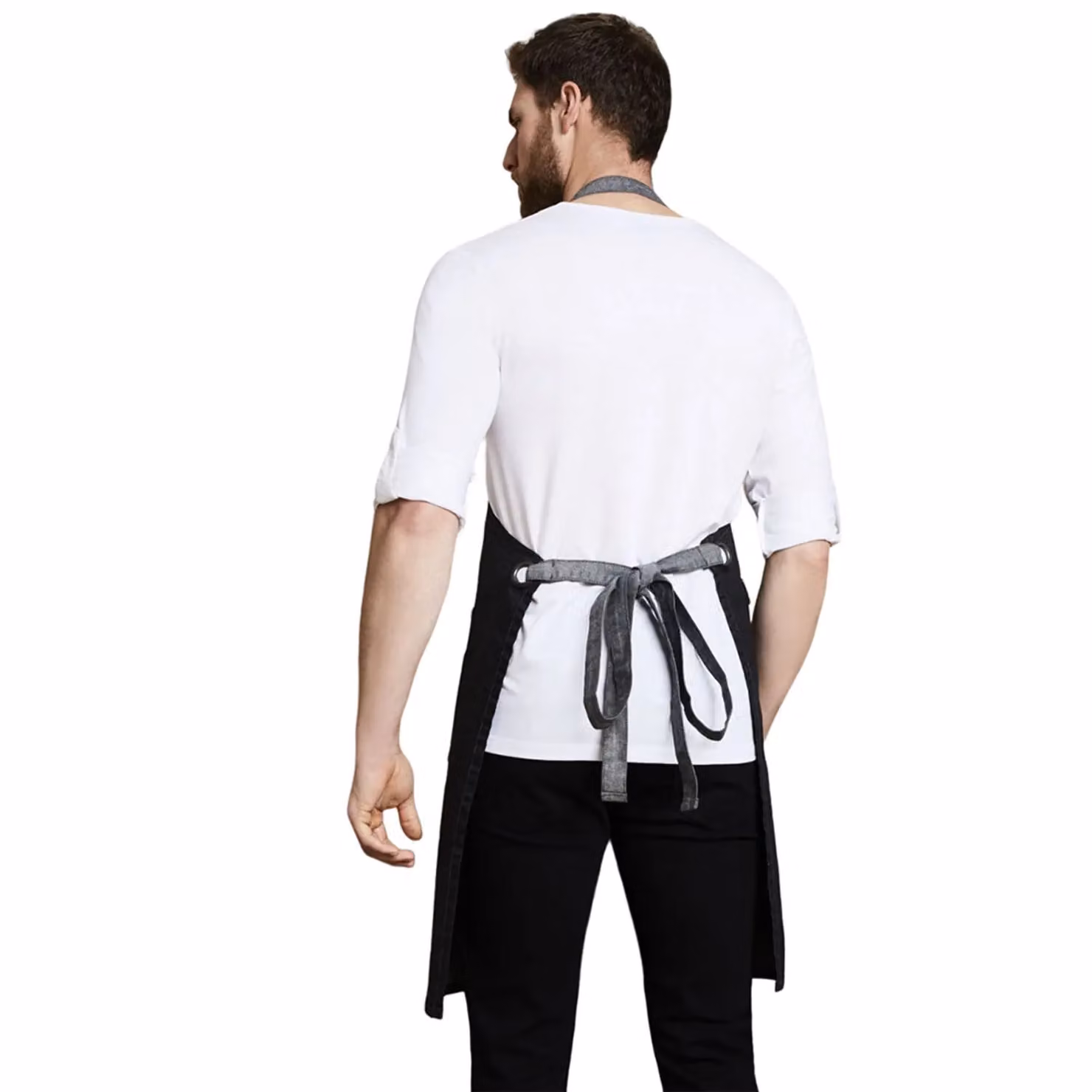 Premier District Bibbed Apron in Black – 2