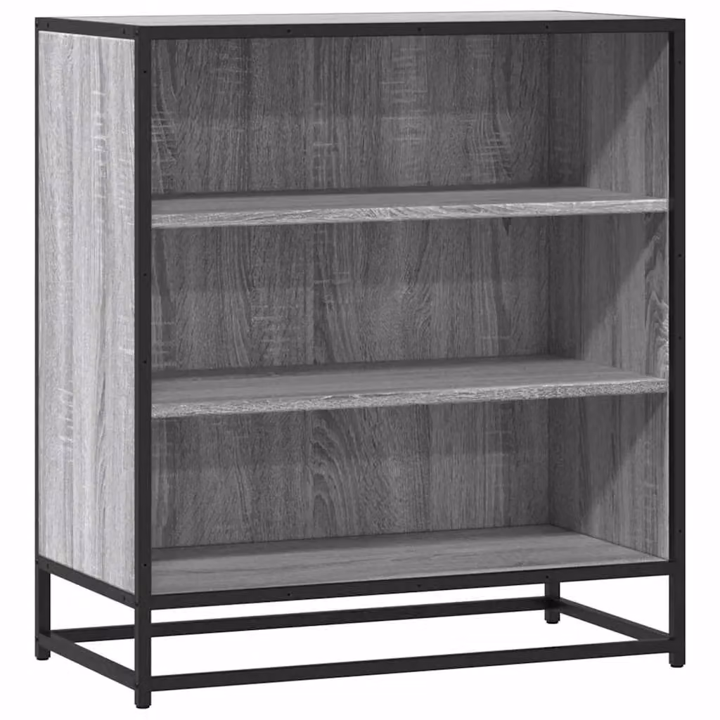 Berkfield Home Grey Sonoma Sideboard in Engineered Wood and Metal, W/D/H: 68 x 35 x 76 cm – 2
