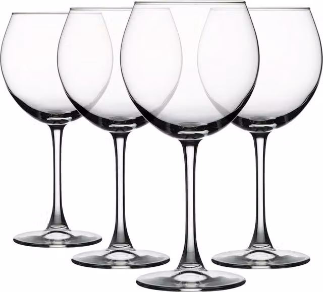 Pasabahce Enoteca Wine Glasses, Clear, 655 ml, Pack of 4