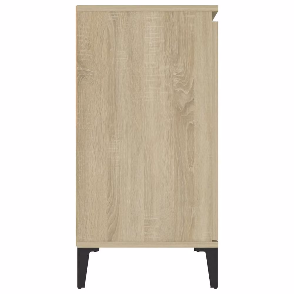 Berkfield Home Industrial Sideboard in Natural Sonoma Oak, W/D/H: 104 x 35 x 70 cm – 3