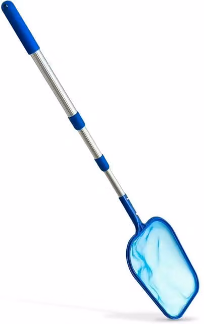 FLAVORA Blue Telescopic Pole for Pool Leaf Skimmer Net, Length: 150 cm
