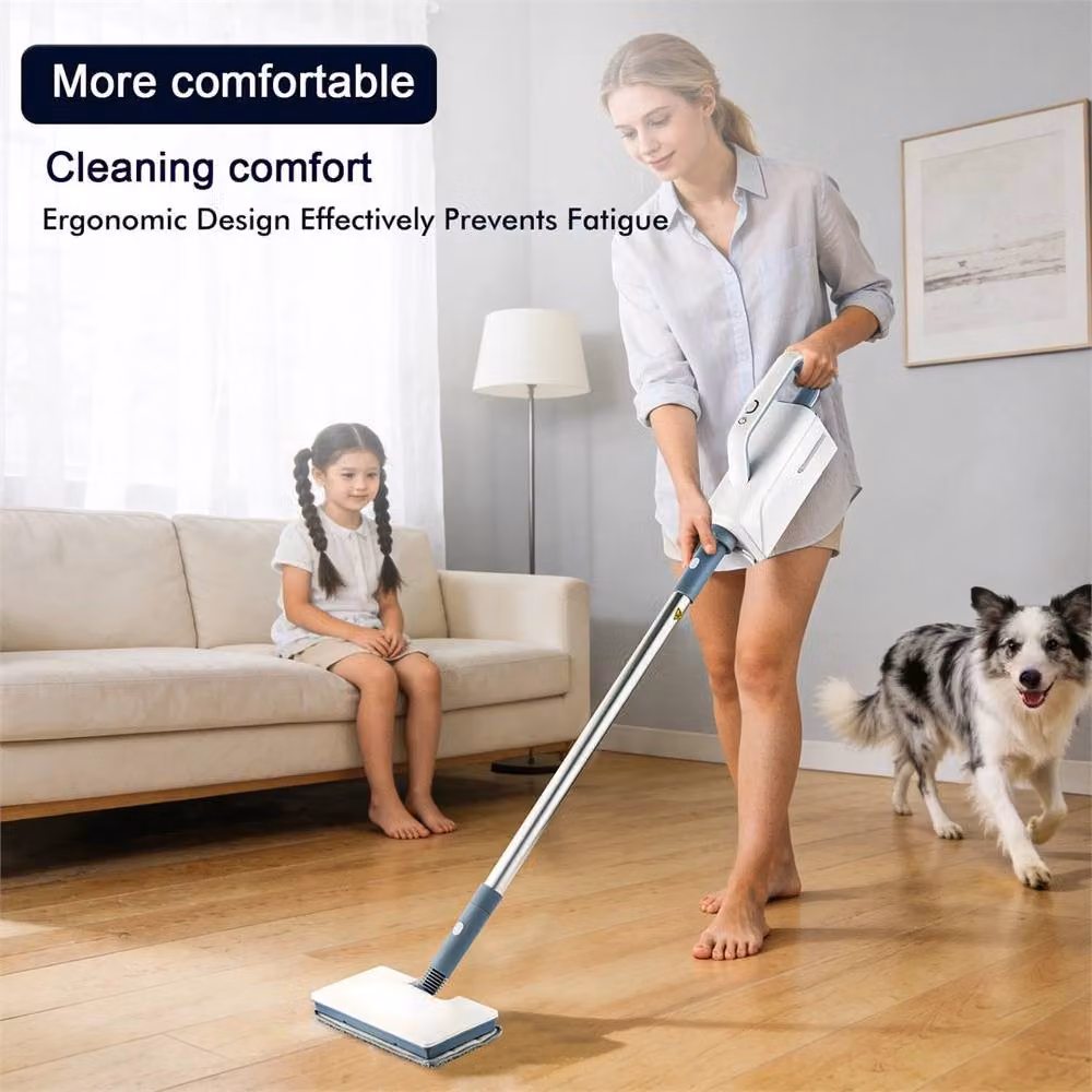 SPETLEK 8-in-1 1500W Steam Mop Cleaner in White – 6
