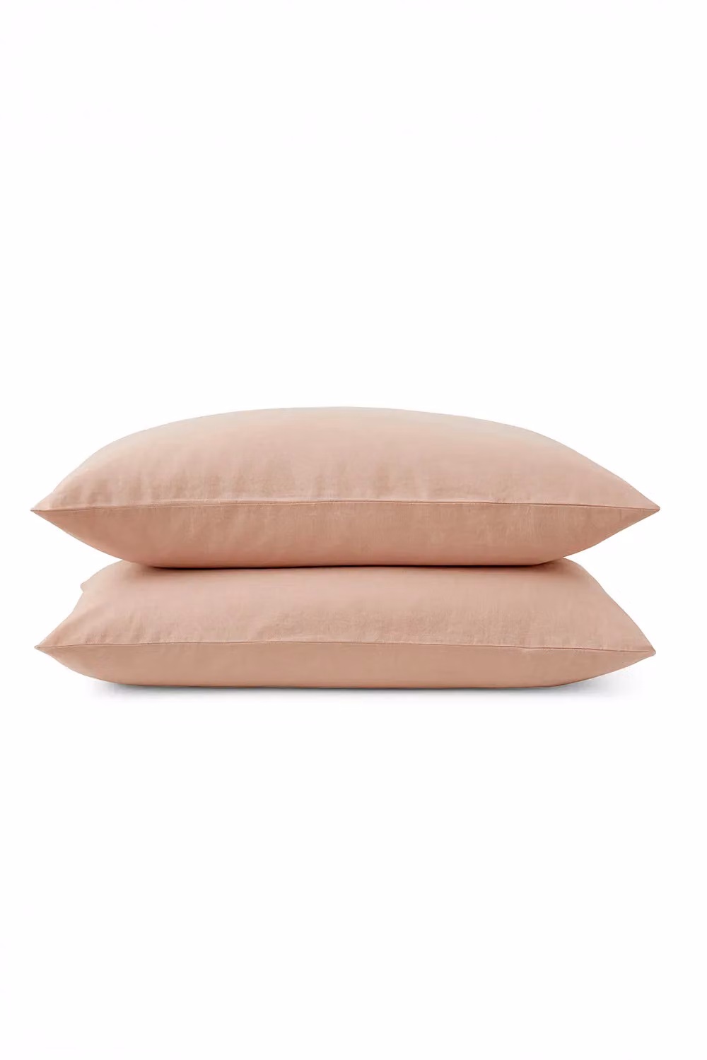 Martex Touch of Linen Pink Cotton and Linen Blend Pillowcase Pair with Envelope Closure – 3